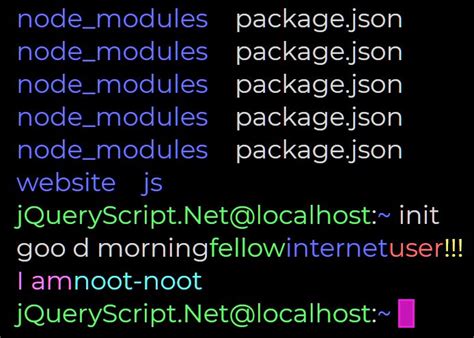 jquery terminal.
